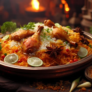 Chicken biryani - hbh